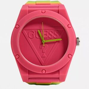 Guess Vibrant Pink and Lime Watch